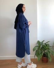 uzun modal gömlek 2