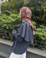 pelerinli jean trençkot 3