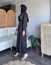 saten kraş elbise 3