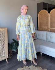 desenli vual elbise 1 2