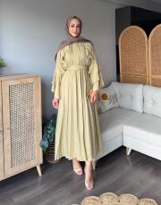 volanlı vual elbise