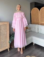 volanlı vual elbise 2