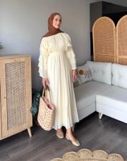 volanlı vual elbise 2