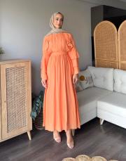 volanlı vual elbise 2