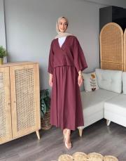 dq etekli keten takım 2