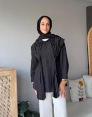 sırtı pileli gömlek