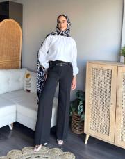 çift kemerli pantolon