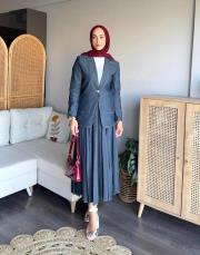 etek ceket jean takım