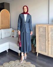 etek ceket jean takım 2