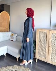 etek ceket jean takım 3