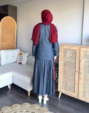 etek ceket jean takım 4