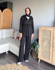 ht taşlı eşofman takım