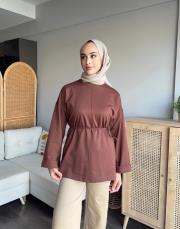 bağcıklı sweatshirt