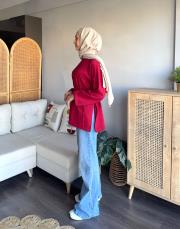 bağcıklı sweatshirt 3