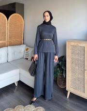 kemerli eşofman takımı