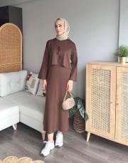 elbiseli triko takım