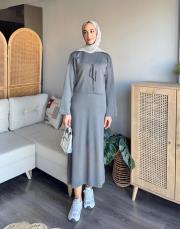 elbiseli triko takım