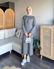 elbiseli triko takım 2