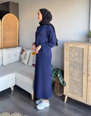 elbiseli triko takım 2