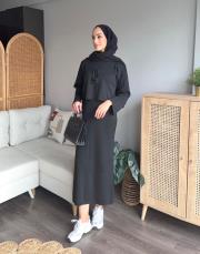 elbiseli triko takım 2