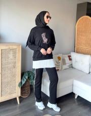 leopar eşofman takım