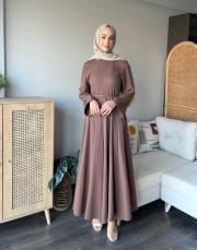 belden oturtma elbise