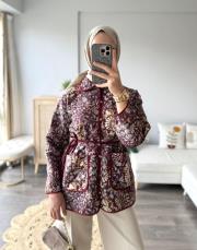 tb desenli kapitone ceket