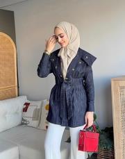 yıldızlı kot ceket