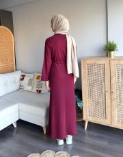 kuşaklı oysho elbise 3